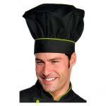 gorro cocinero Chicote negro para trabajar