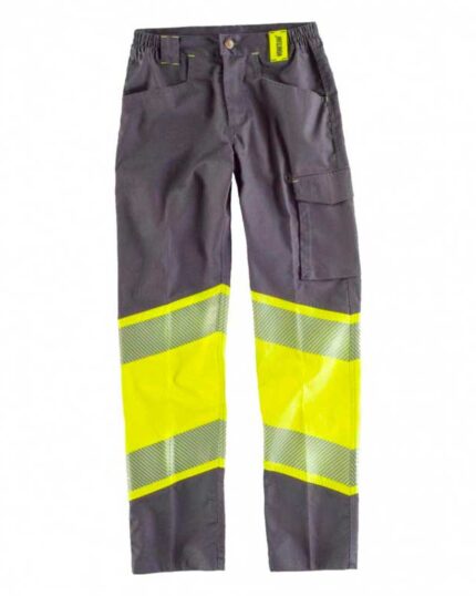 Pantalón Elástico Alta Visibilidad Para Trabajar Industria