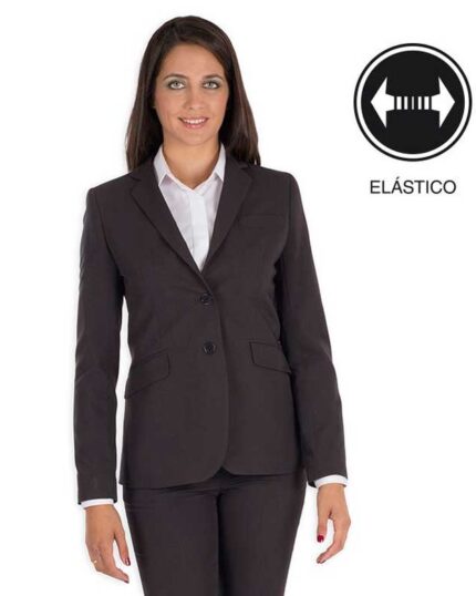Traje americana mujer para trabajar hotel recepcionista elegante