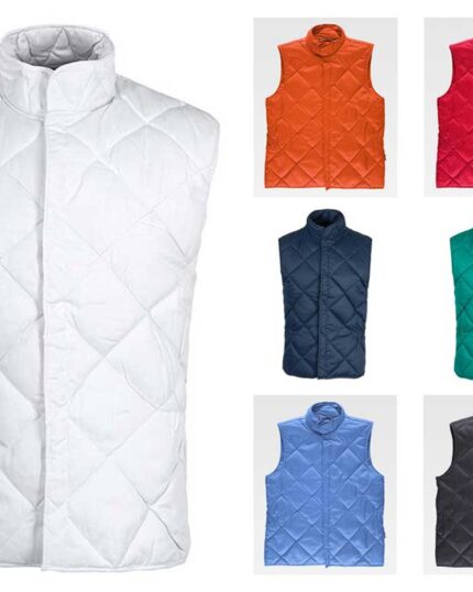 Chaleco acolchado ropa industria alimentaria