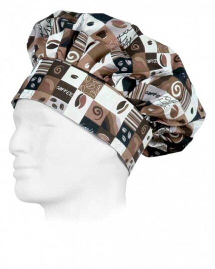 Gorro Francés Cocina Estampado Café Antimanchas