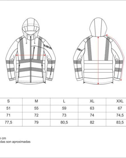 Chaqueta Cortavientos Impermeable Para el Frío Con Capucha