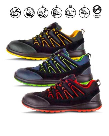Zapato de seguridad tipo treking