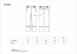 Pantalón ignífugo, antiestático con protección para soldadura y arco eléctrico con una cinta reflectante-fluorescente.