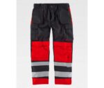 PANTALÓN C2914 DE ALTA VISIBILIDAD COMBINADO CON REFLECTANTE. MULTIBOLSILLOS