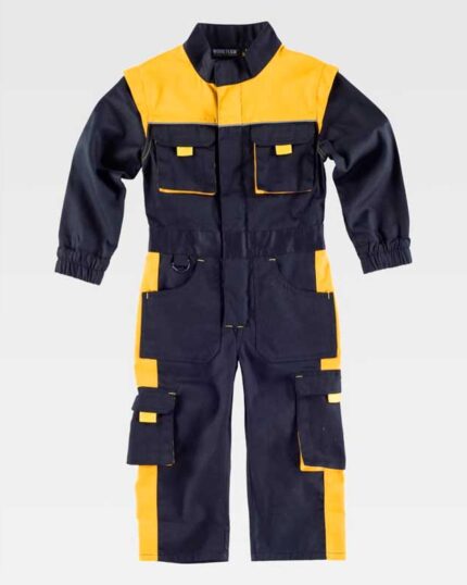 Buzo de trabajo infantil industrial de corte italiano para niños, niñas y adolescentes