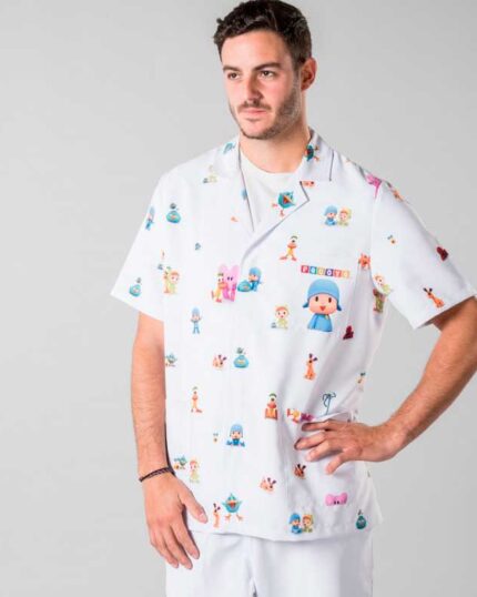bata estampada dibujo pocoyo infantil