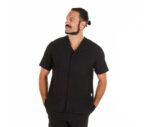 uniformes peluquería barbero antimanchas microfibra