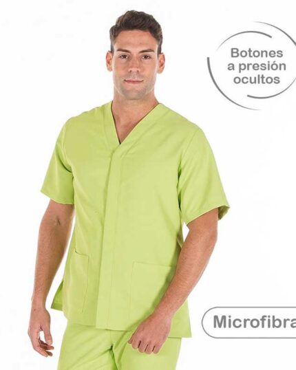 uniformes peluqueria barbero antimanchas microfibra