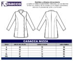 Casaca Sanitaria microfibra moderna original mujer