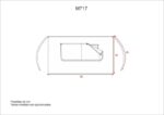 DELANTAL M717 CORTO EN TEJIDO VAQUERO COMBINADO CON CANVAS. WORKTEAM