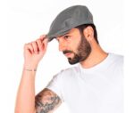 Gorra plana tipo Gatsby confeccionada vaquera
