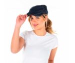 Gorra plana tipo Gatsby confeccionada vaquera