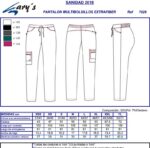pantalón sanitario bolsillos