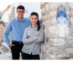 Camisa de trabajo hombre mujer en manga larga Oxford GARYS 2952