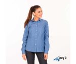 Camisa de mujer camarera en manga larga Oxford GARYS 2884