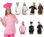 Chaquetilla de cocinera ligera y fresca
