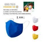 mascarilla niños lavable reutilizable