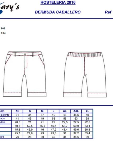 Bermuda Hombre GARYS 7785