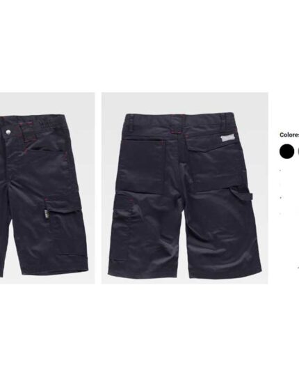 pantalones cortos de trabajo baratos Bermuda industrial WORKTEAM B4035