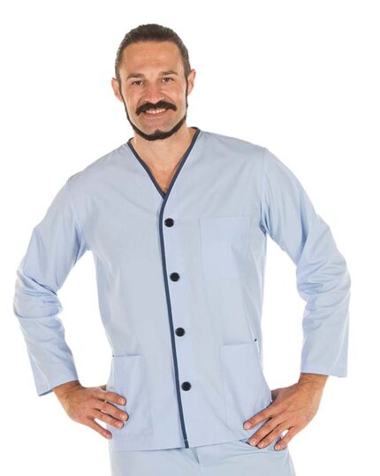 Pijama para pacientes de casaca y pantalón hospital