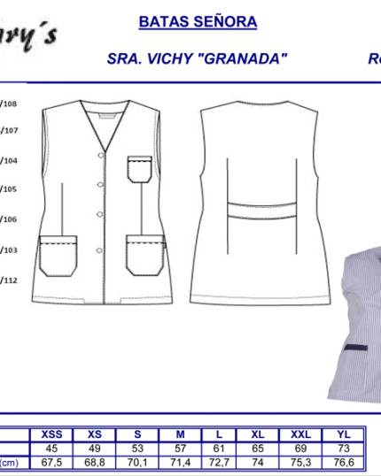 uniforme ayuda a domicilio y residencias