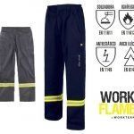 pantalón ignifugo modacrílico soldadura antiestatico workteam b1498
