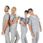 pijama sanitario gris