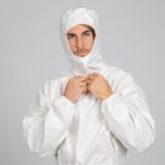 Balaclava sanitaria Impermeable, Transpirable y Reutilizable muy ligera y resistente
