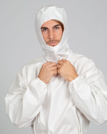 Balaclava sanitaria Impermeable, Transpirable y Reutilizable muy ligera y resistente
