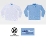Polo de trabajo manga larga antibacteriano
