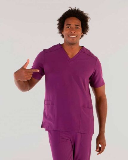 casaca sanitaria microfibra hombre