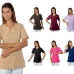 casaca sanitaria mujer elegante