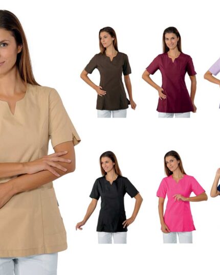 casaca sanitaria mujer elegante