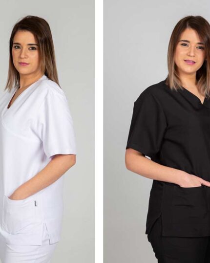 Casaca sanitaria talla grande para pijama sanitario microfibra