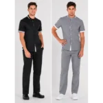 8233 camisa trabajo hombre barbero