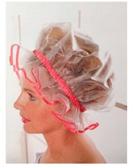 gorro de plástico peluquería