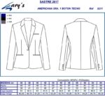 Ropa mujer oficina ejecutiva azafata AMERICANA 8211 TECNO GARY´S