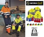 Ropa de trabajo para lluvia frío reflectante y alta visibilidad