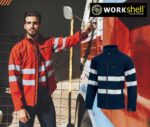 Cazadora de trabajo reflectante