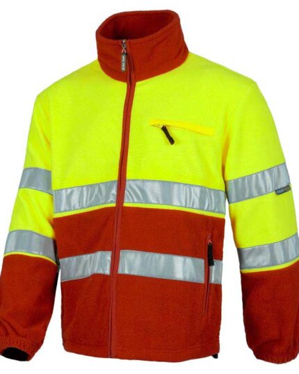 Chaqueta forro polar de trabajo reflectante alta visibilidad WorkTeam