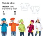 disfraz infantil cocina panadero pastelero