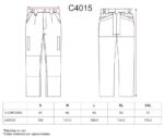 Pantalón de trabajo en tejido Ripstop con rodilleras y culera reforzadas