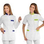 Casaca sanitaria y farmacia para mujer uniformes de farmacia modernos mujer