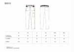 Pantalón WORKTEAM B6910 muy cómodos