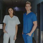 Casaca sanitaria elástica para hombre o mujer WORKTEAM B6851