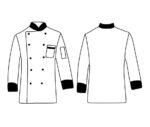 Chaqueta de cocina elegante