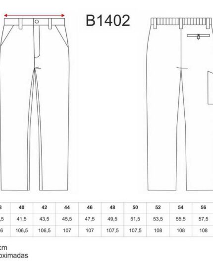 pantalón de trabajo ropa industrial WorkTeam