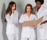 batas de trabajo cortas mujer baratas