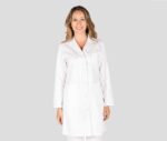bata blanca clásica mujer sanitaria
